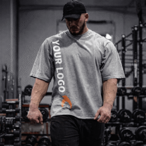 men’s oversized pump cover gym t-shirt
