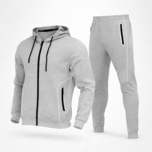 Men’s Athletic Hooded Tracksuit Set | Regular Fit | Waterproof Zipper Pockets