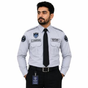 custom security guard uniform shirt